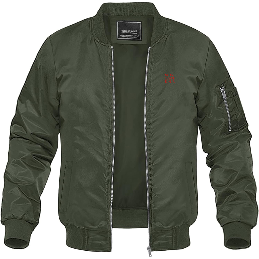 Men's Music Aeterna Logo Lightweight Bomber Jacket