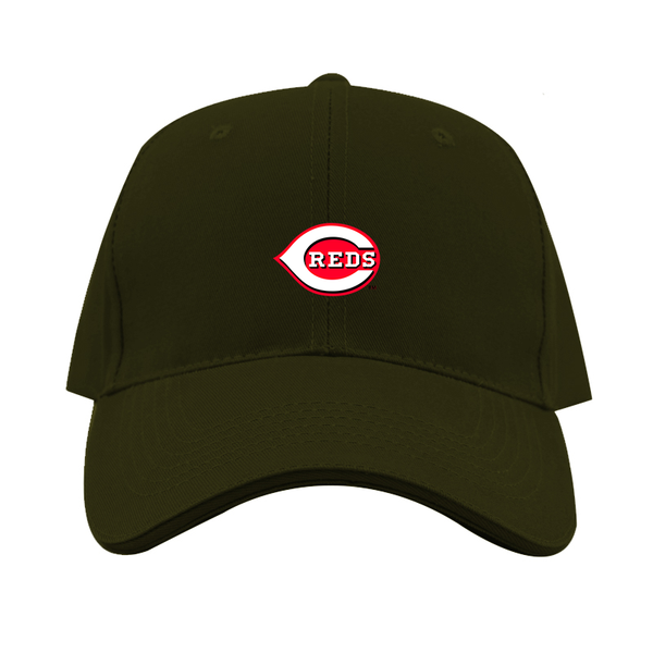Cincinnati Reds Logo  Dad Baseball Cap Hat
