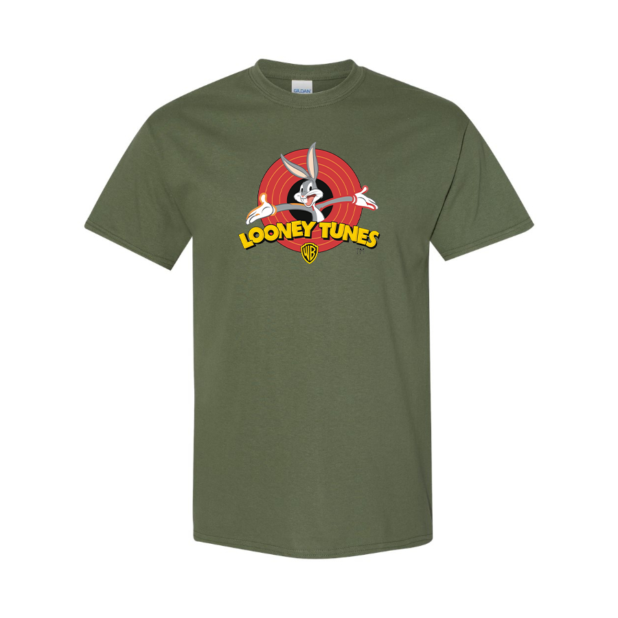 Youth Kids Looney Tunes Warner Brothers Cartoon Cotton T-Shirt