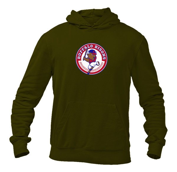 Men's Buffalo Bisons Logo Pullover Hoodie