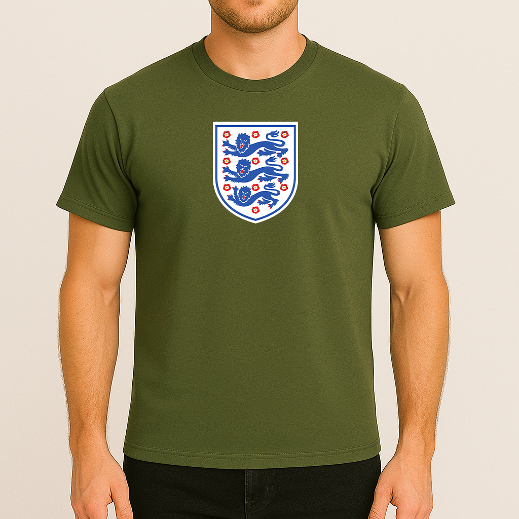 Men's England National Football Team Cotton T-Shirt