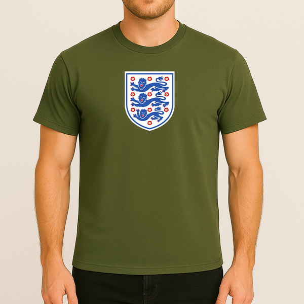 Men's England National Football Team Cotton T-Shirt