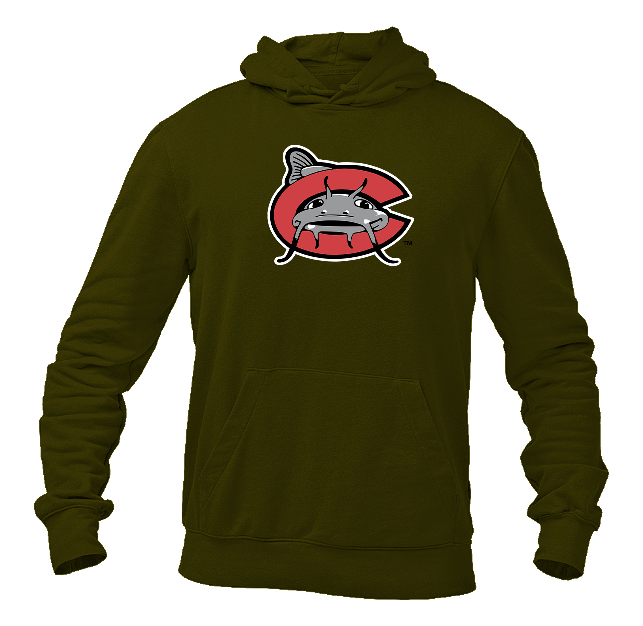 Men's Carolina Mudcats  Logo Pullover Hoodie