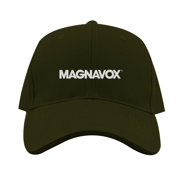 Magnavox Logo  Dad Baseball Cap Hat