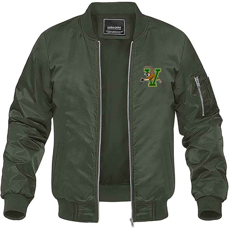 Men's Vermont Catamounts Lightweight Bomber Jacket