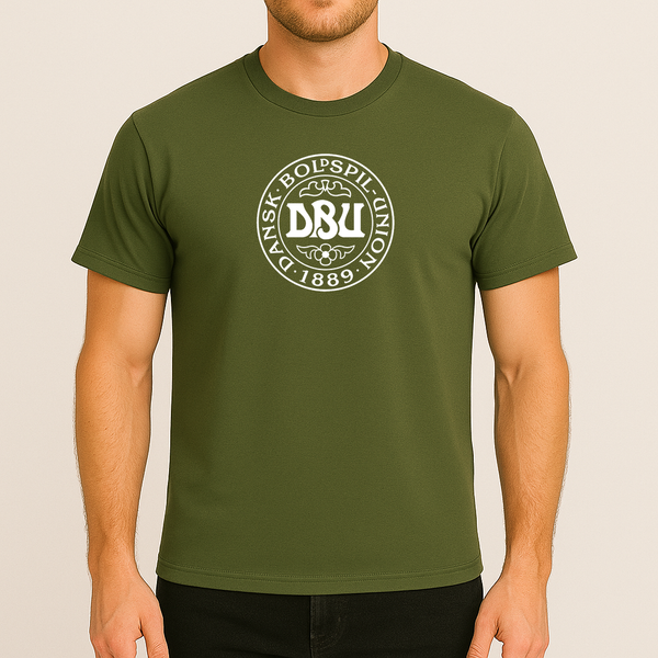 Men's Denmark Soccer Cotton T-Shirt