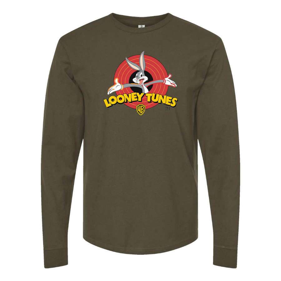 Men's Looney Tunes Warner Brothers Cartoon Long Sleeve T-Shirt