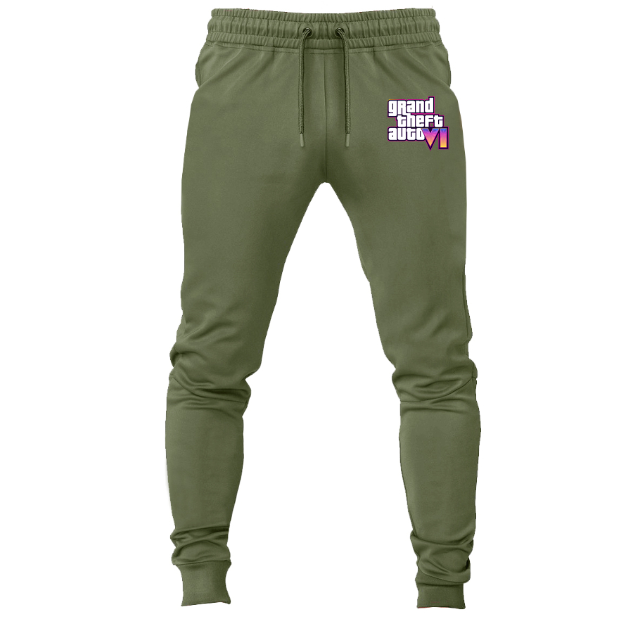 Men's GTA 6 Grand Theft Auto VI Joggers Sweatpants Game