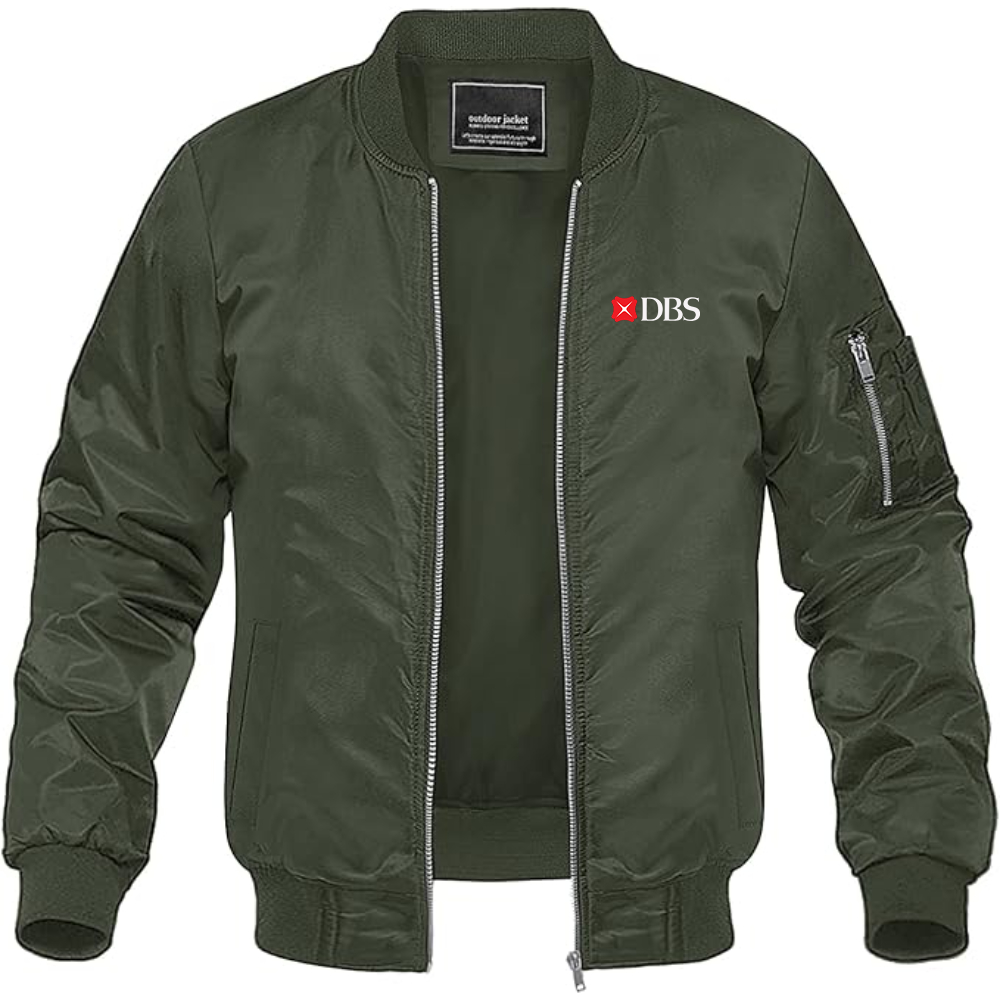 Men's DBS Bank Logo Lightweight Bomber Jacket
