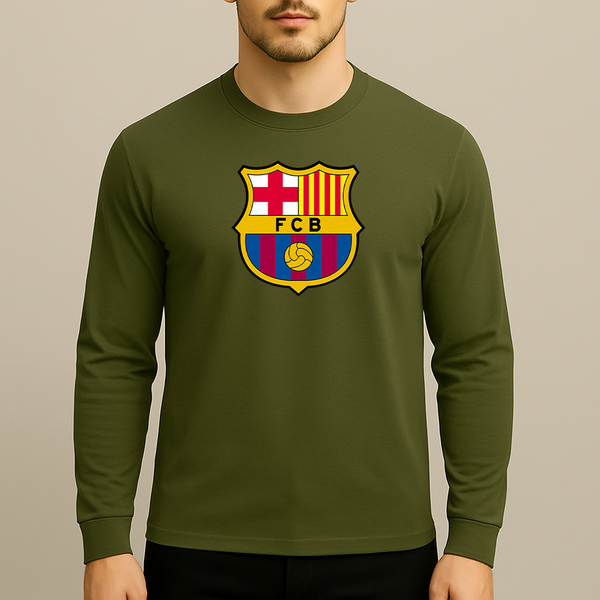 Men's F.C. Barcelona Soccer Long Sleeve T-Shirt
