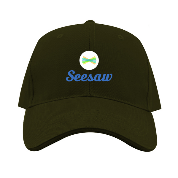 Seesaw  Logo  Dad Baseball Cap Hat