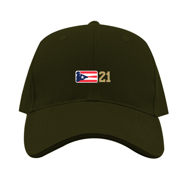 Liga de Beisbol Profesional Roberto Clemente Logo  Dad Baseball Cap Hat