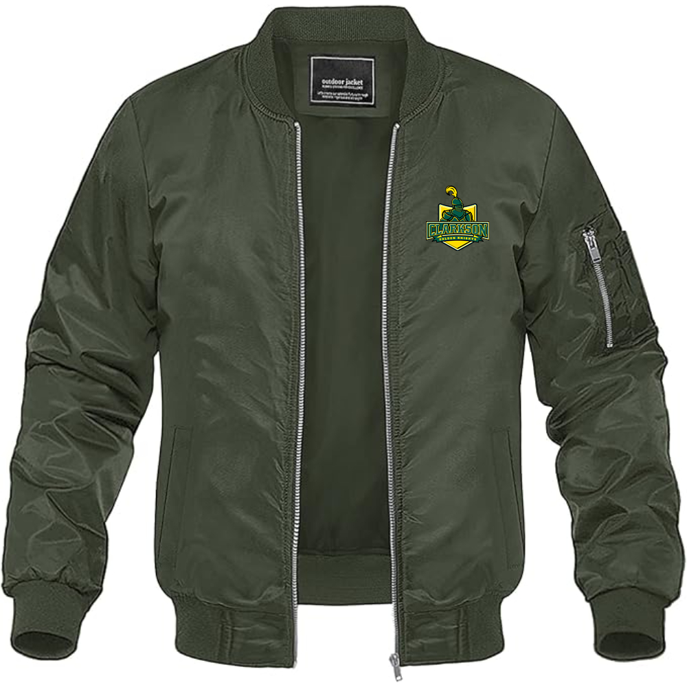 Men's Clarkson Golden Knights Lightweight Bomber Jacket