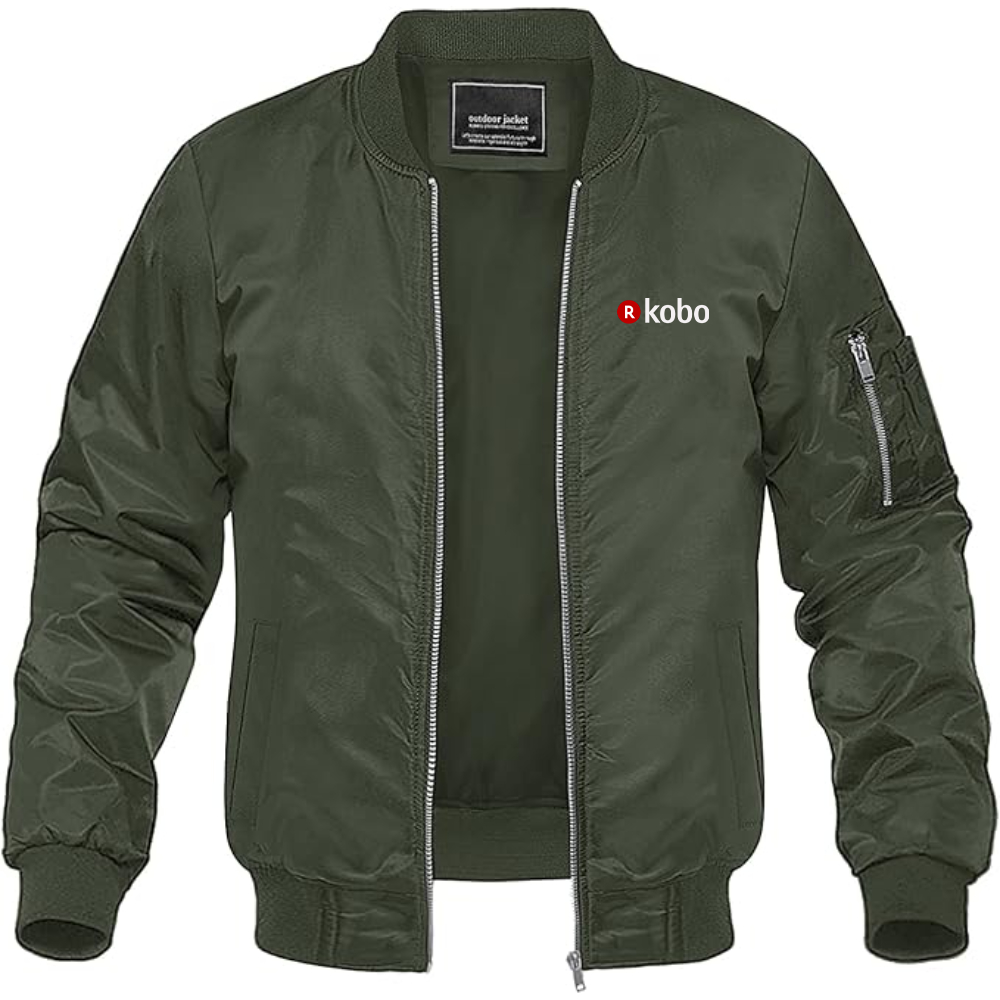 Men's Kobo Logo Lightweight Bomber Jacket