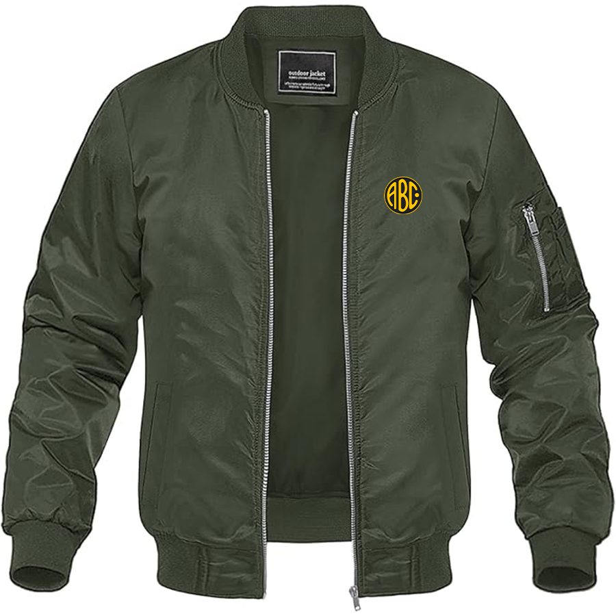 Men's ABC Motors Logo Lightweight Bomber Jacket