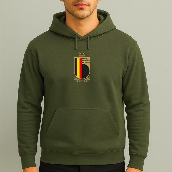Men's Belgium National Soccer Team Pullover Hoodie