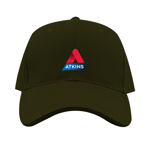 Atkins Logo  Dad Baseball Cap Hat