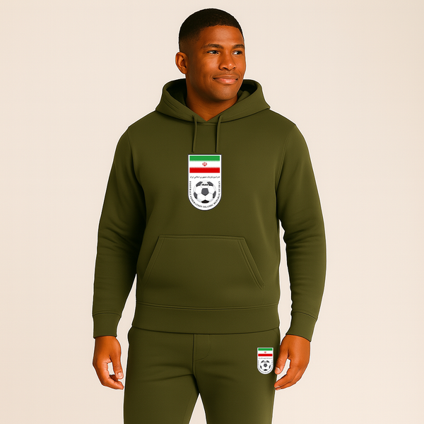 Men's Iran National Soccer Team Hoodie Joggers Set