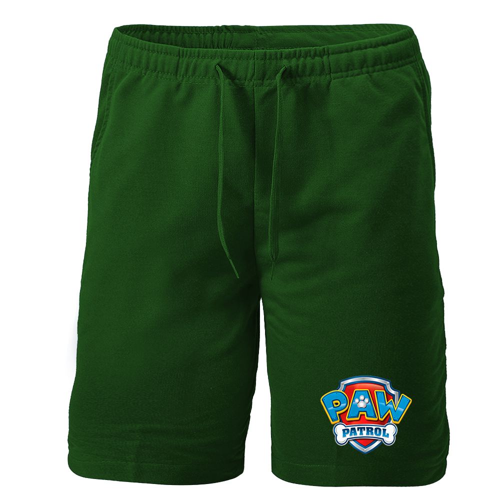 Men's Paw Patrol Cartoon Athletic Fleece Shorts