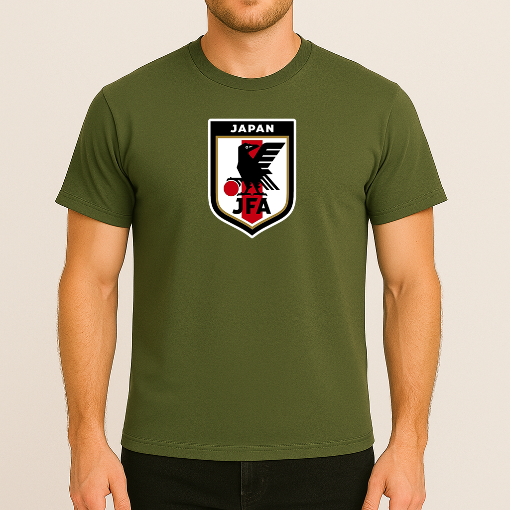 Men's Japan National Soccer Team Cotton T-Shirt