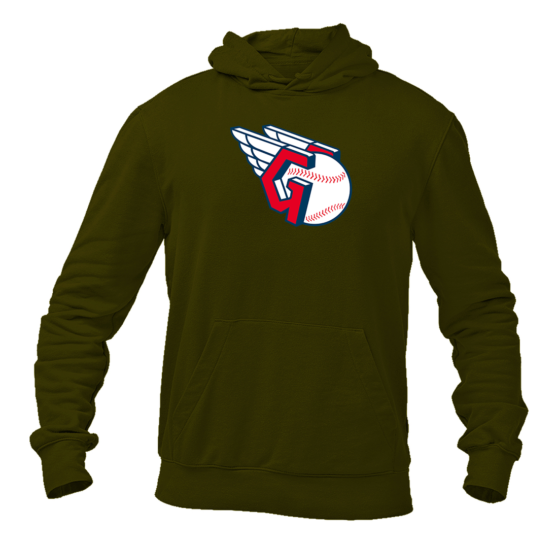 Men's Cleveland Guardians Logo Pullover Hoodie