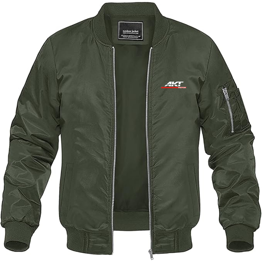 Men's AKT Logo Lightweight Bomber Jacket