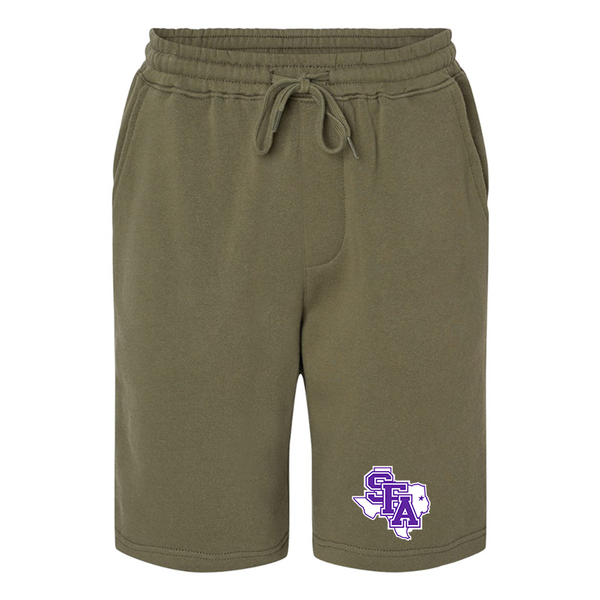 Men's  Stephen F. Austin Lumberjacks  Independent Trading Co Midweight Fleece Shorts