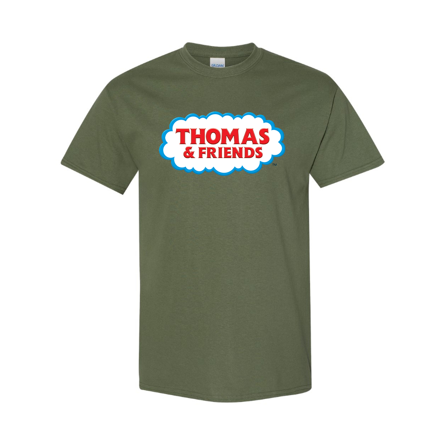 Men's Thomas & Friends Cartoons Cotton T-Shirt