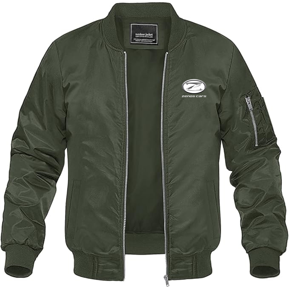 Men's Zenos Cars Logo Lightweight Bomber Jacket