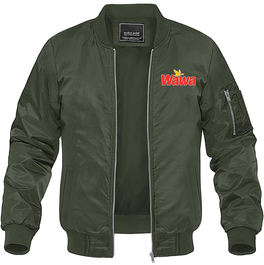 Men's Wawa Gas Station Lightweight Bomber Jacket