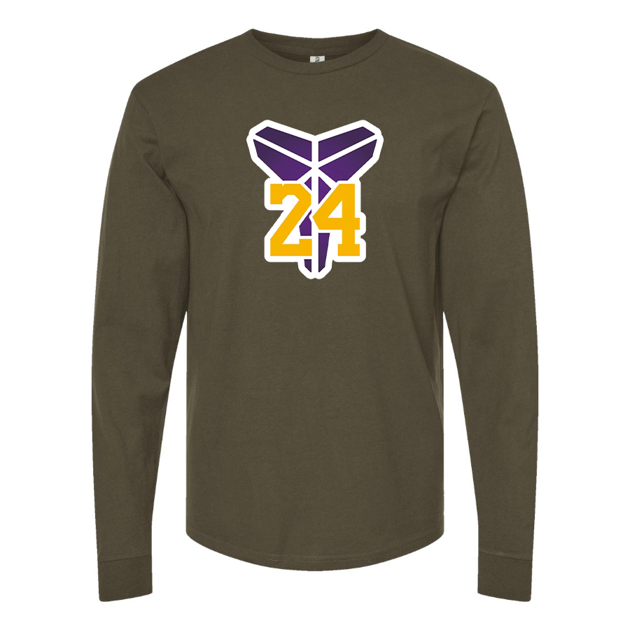 Men's Kobe Bryant Mamba 24 Long Sleeve T-Shirt