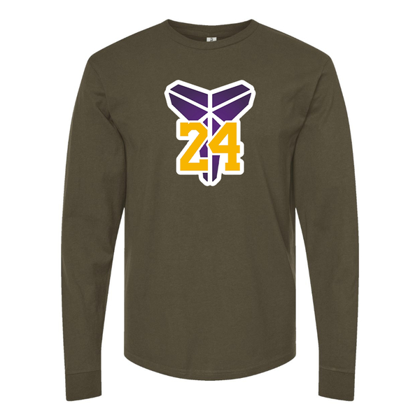 Men's Kobe Bryant Mamba 24 Long Sleeve T-Shirt