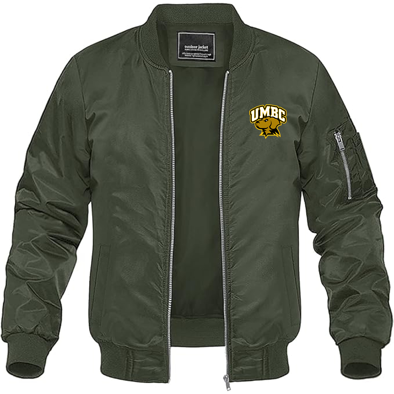 Men's UMBC Retrievers Lightweight Bomber Jacket