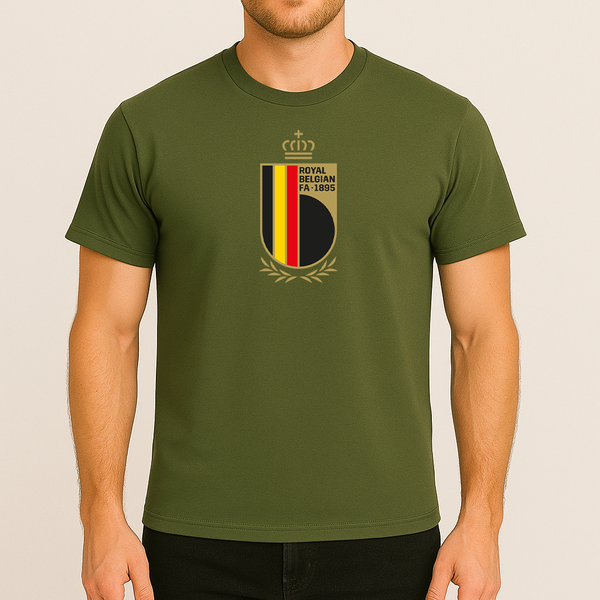 Men's Belgium National Soccer Team Cotton T-Shirt