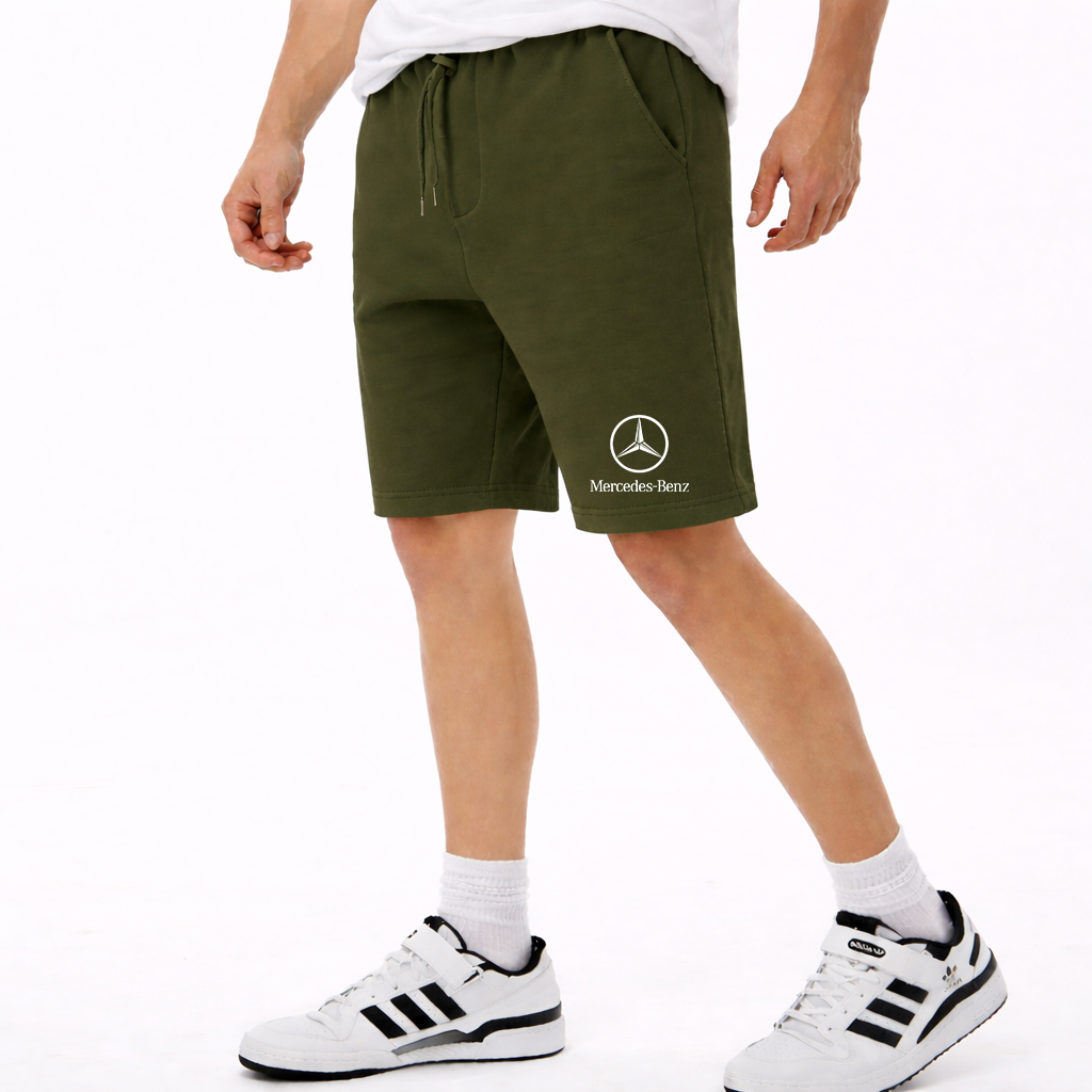 Men's Mercedes-Benz Luxury Car Athletic Fleece Shorts