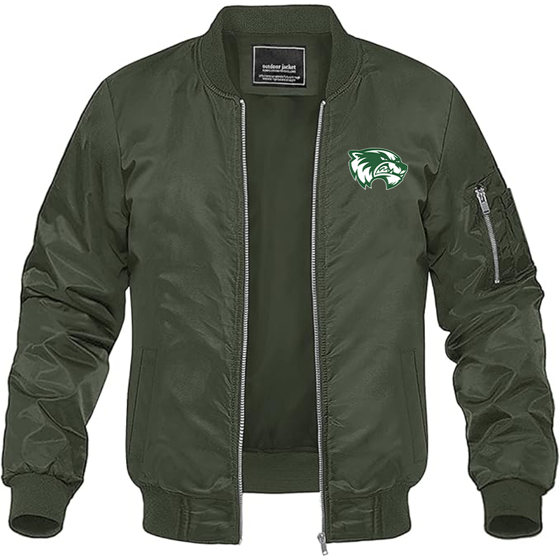 Men's Utah Valley Wolverines Lightweight Bomber Jacket