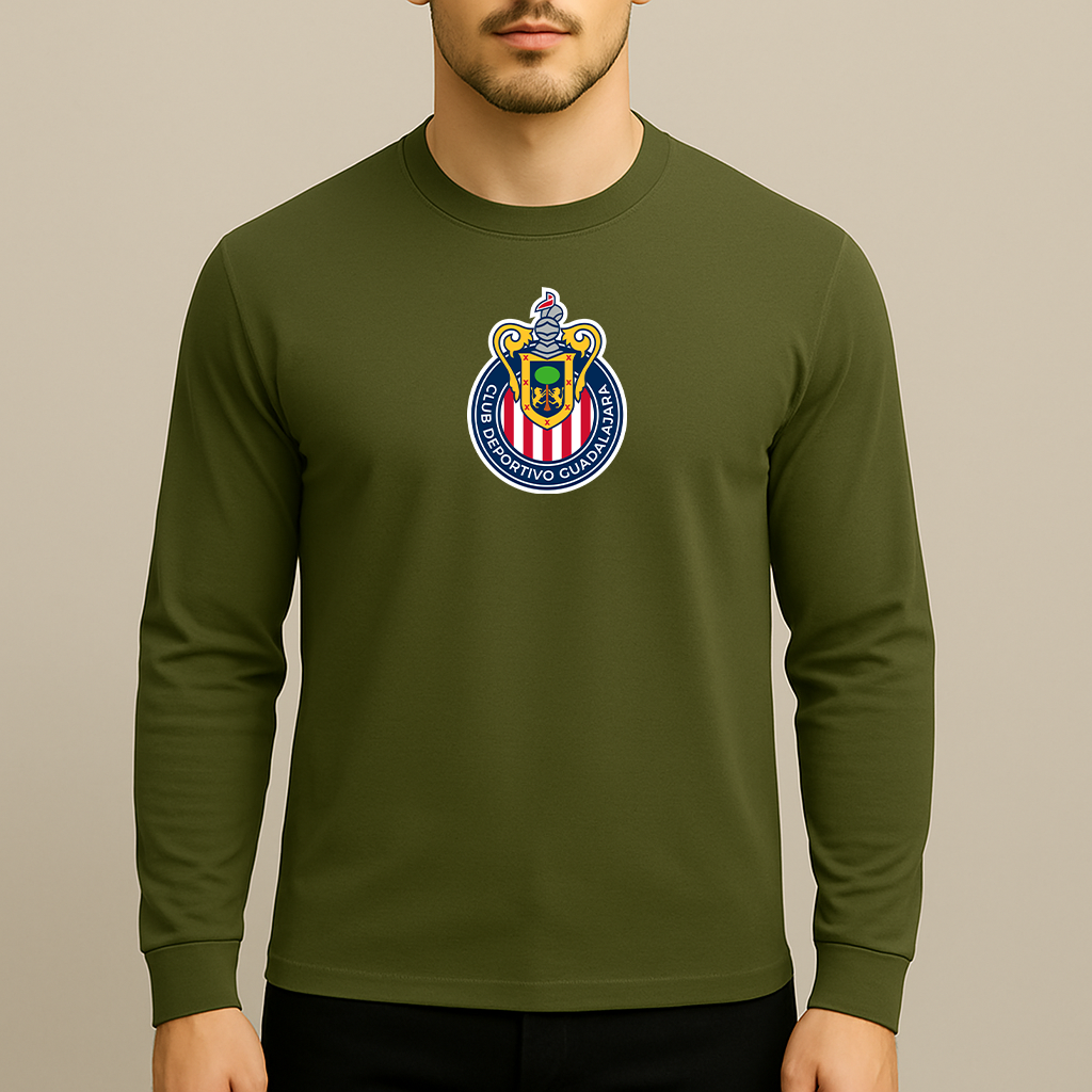 Men's Chivas Football Club  Long Sleeve T-Shirt