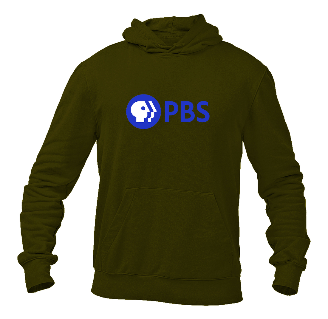 Men's PBS Blue  Pullover Hoodie