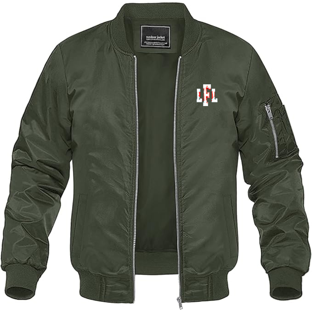 Men's LFL Canada Logo Lightweight Bomber Jacket