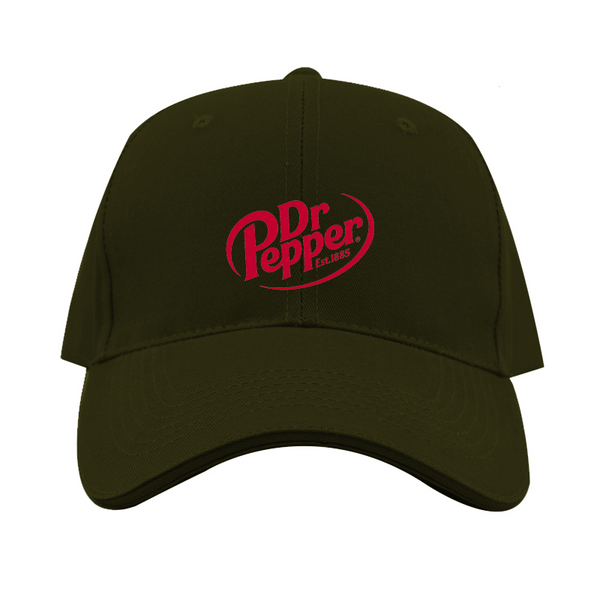 Dr Pepper Logo  Dad Baseball Cap Hat