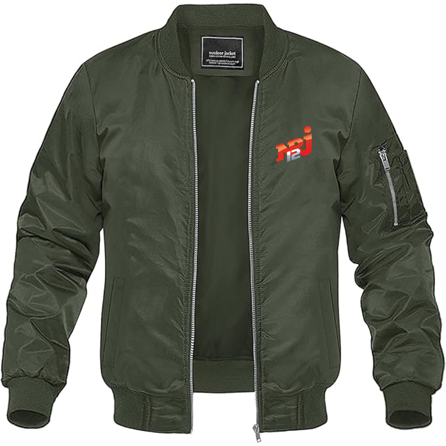 Men's NRJ 12 Logo Lightweight Bomber Jacket