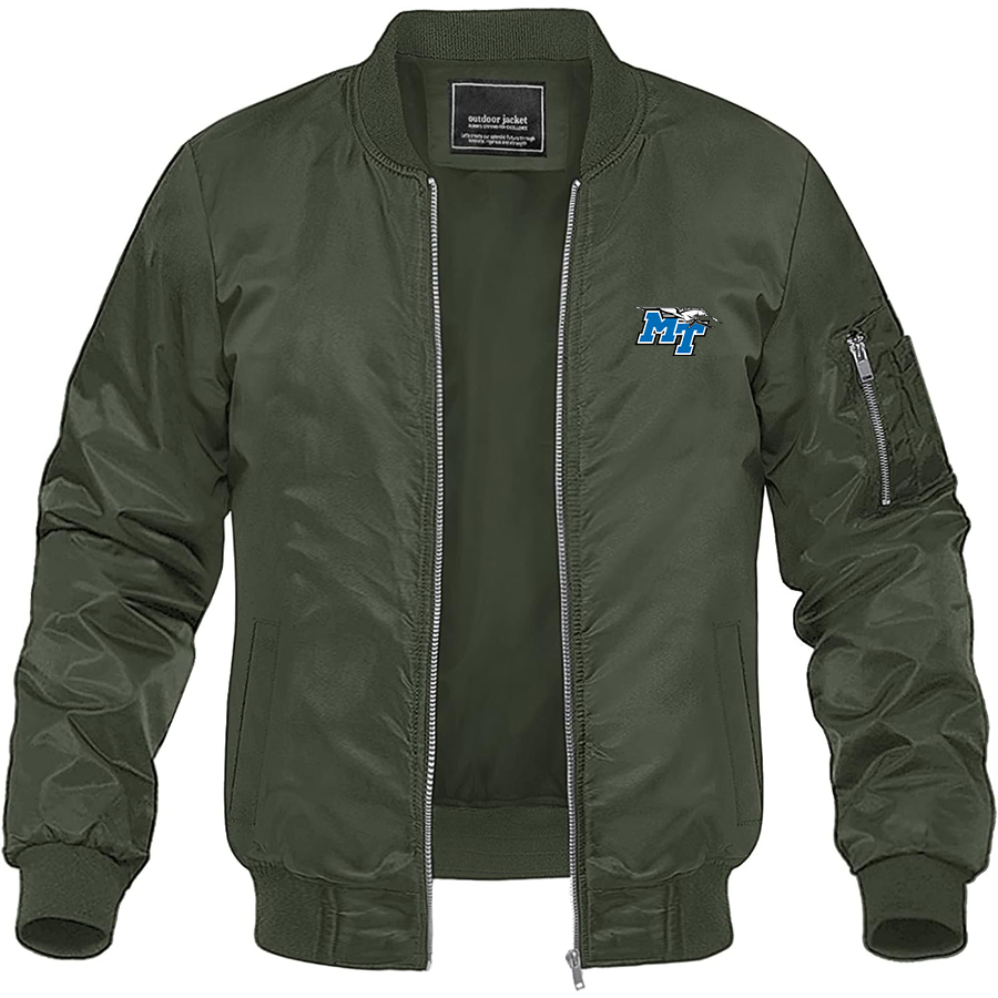 Men's Middle Tennessee Blue Raiders Lightweight Bomber Jacket