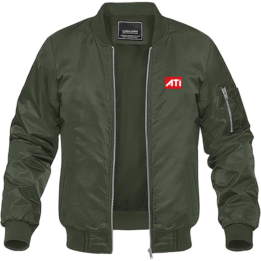 Men's ATI Logo Lightweight Bomber Jacket