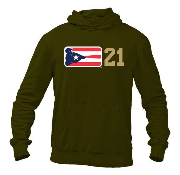 Men's Liga de Beisbol Profesional Roberto Clemente Logo Pullover Hoodie
