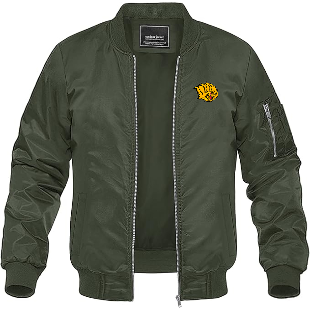 Men's Arkansas PB Golden Lions Lightweight Bomber Jacket