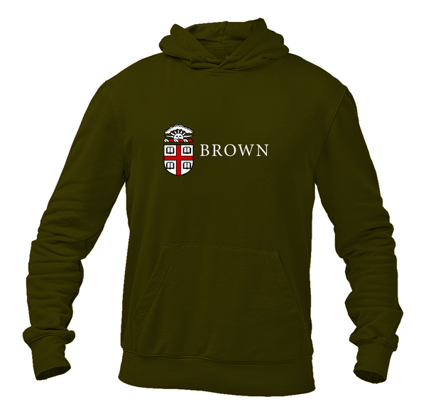 Men's Brown University Softstyle Midweight Hooded Sweatshirt