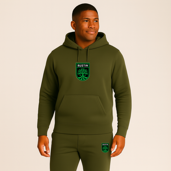 Men's Austin FC Logo Hoodie Joggers Set