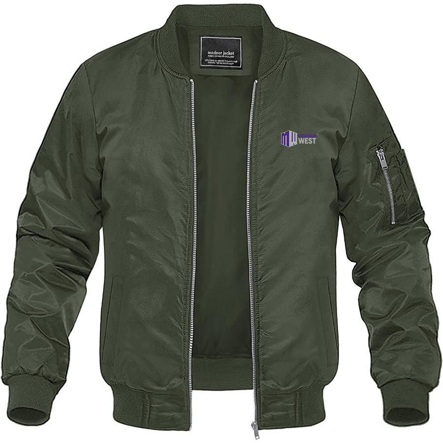 Men's Mountain West Conference Logo Lightweight Bomber Jacket