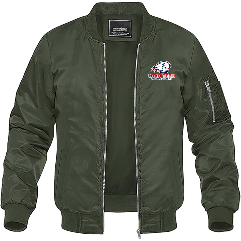 Men's Utah Tech Trailblazers Lightweight Bomber Jacket