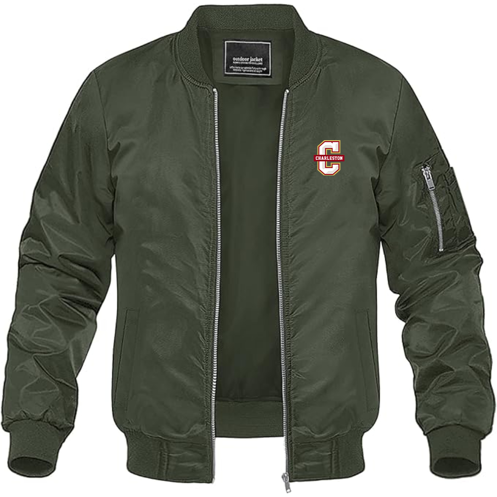 Men's Charleston Cougars Lightweight Bomber Jacket